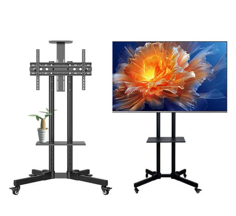 TV Trolley Stand With Shelf