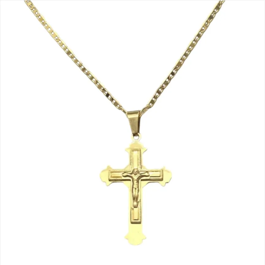 Delicate Cross Pendant Necklace