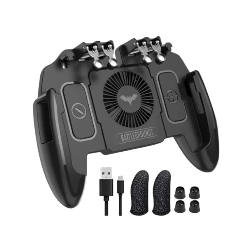 PUBG Mobile Game Controller + Fingers Control