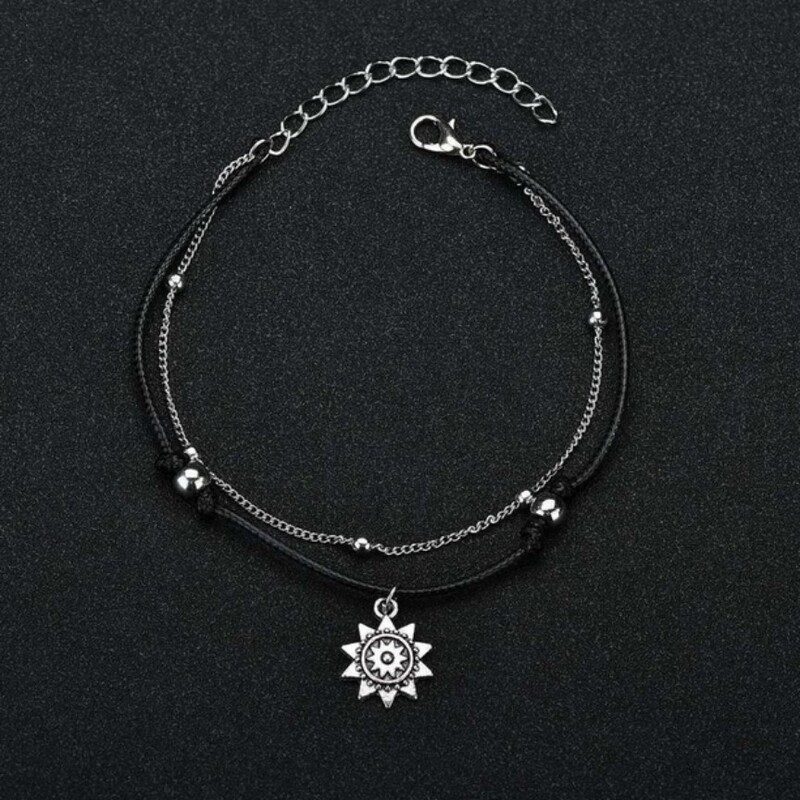 Black Star Anklet (4)