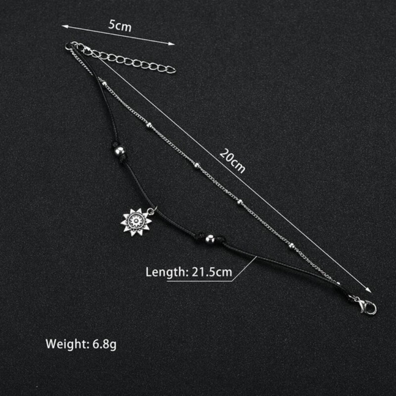 Black Star Anklet (5)