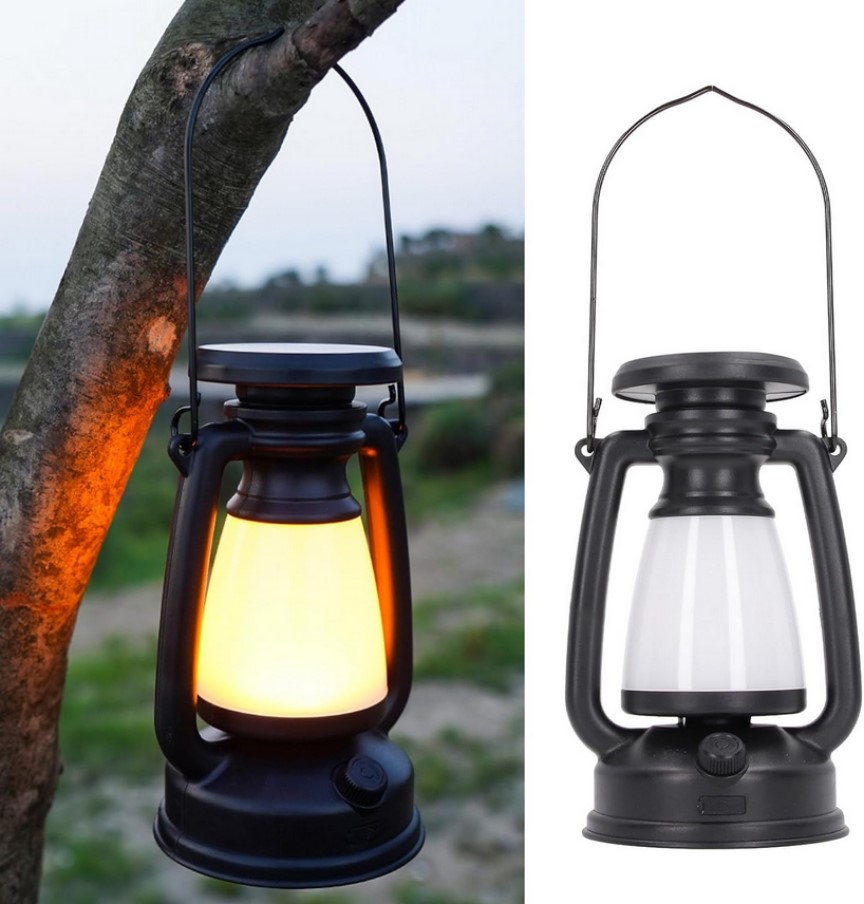 Vintage-Style LED Camping Lantern (1)